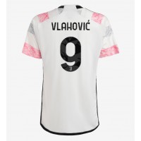 Moški Nogometni dresi Juventus Dusan Vlahovic #9 Gostujoči 2023-24 Kratek Rokav